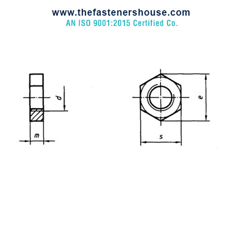 IS 1364 Part 5 Hex Nuts manufacturers exporters wholesale suppliers in India Ludhiana